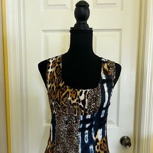 Alberto Makali Animal Print Top